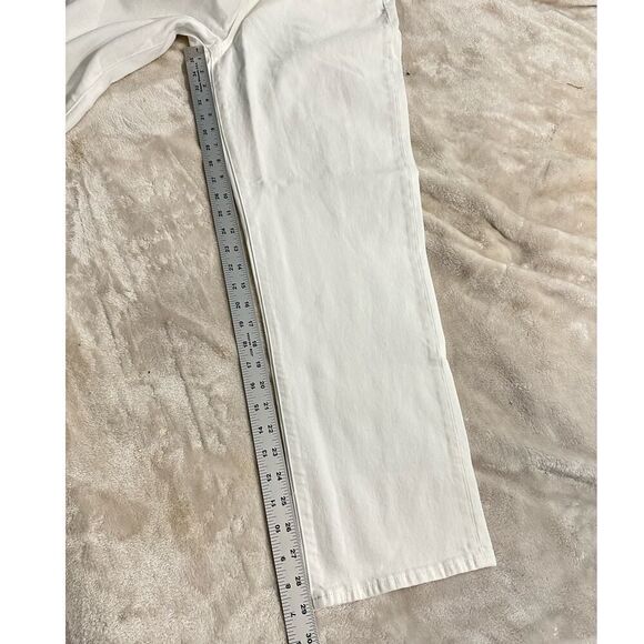 J.Crew Classic Straight Jeans Women's 31 White Slim High Rise Cotton Spandex NWT - Picture 10 of 13
